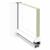 Aluminium Nebeneingangstür - Als-01 6 Als01 5